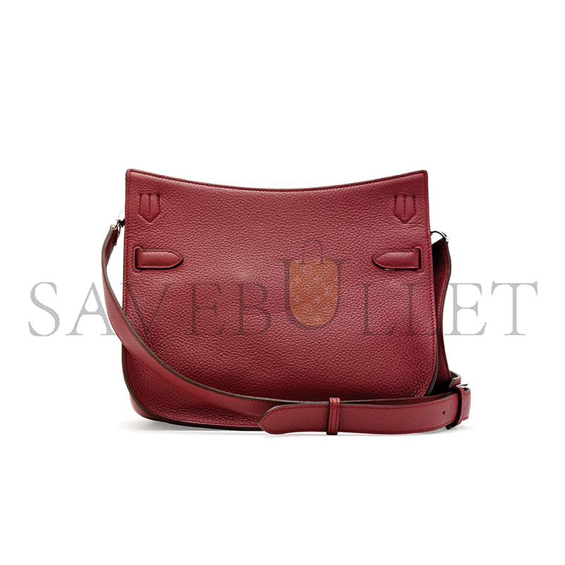 H**mes master a bois de rose leather jypsiere bag (28*22*12cm)